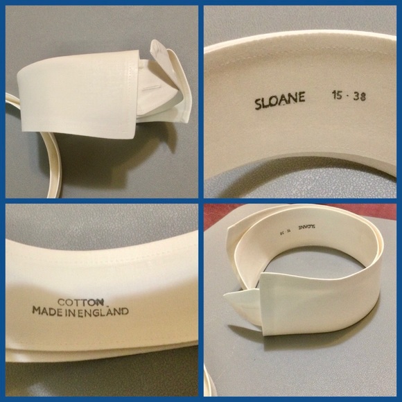 3 Vtg Stiff Collars, sz 15” - Picture 2 of 5